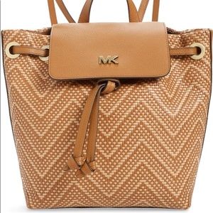 Michael Kors Woven Backpack